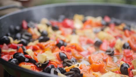 Closeup-on-the-traditional-way-of-cooking-paella