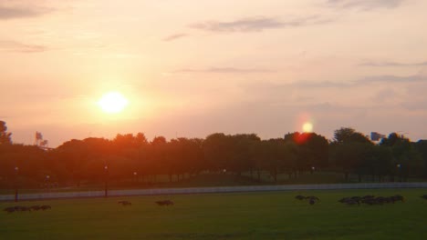 Sunrise-over-Watergate-park-in-Louisville-Kentucky