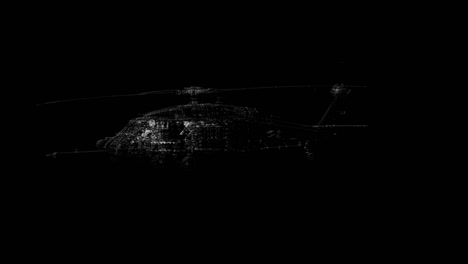3D-Helicopter-in-Hologram-Wireframe-Style