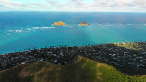Luftaufnahme-Von-Bunkern-Auf-Pillbox-wanderung-In-Hawaii