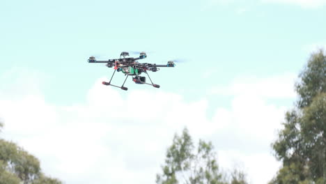 Custom-Quadcopter-Drone-taking-off
