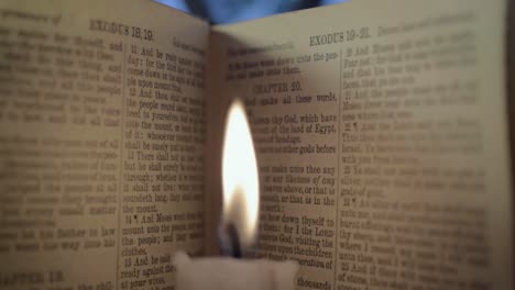 Bible-pages-with-candle--Bible-pages-with-candle