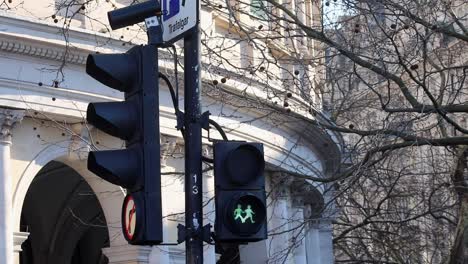 Traffic-Junction-Crossing-Signs-in-Trafalgar-Square-Showing-Differing-Gender-Characters