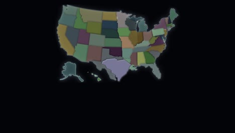 Carolina-Del-Sur-Está-Resaltada---Estados-Unidos---Mapa-De-Estados-Unidos