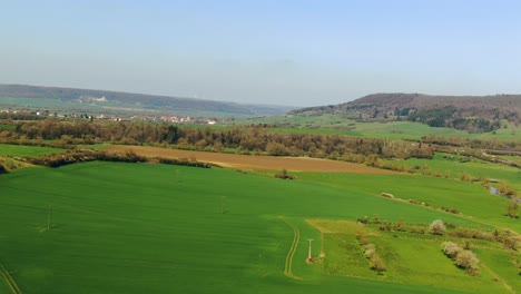 Aerial-shot-of-the-Beautiful-Farmfield