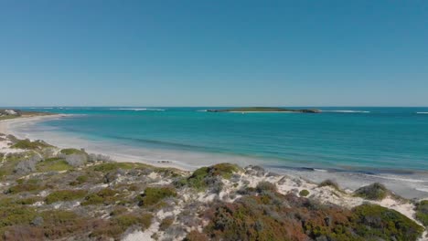 Panning-Aerial-Drone-Shot-Western-Australia-Coastal-Town-Lancelin