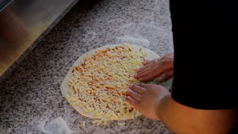 Pizza-baking-preparation