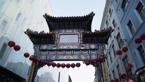 gate-and-red-lanterns-in-China-town-area-in-London-UK-in-slow-motion