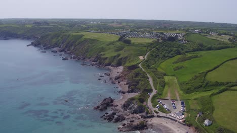 Cornwall-Strandübersicht-Großbritannien