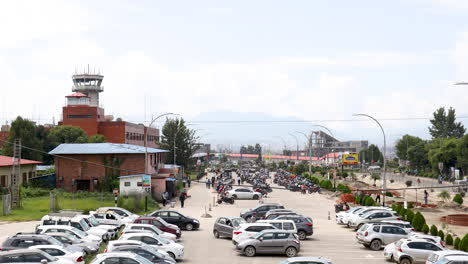 Katmandú,-Nepal---21-De-Septiembre-De-2019:-Aeropuerto-Internacional-De-Tribhuvan-En-Katmandú,-Nepal