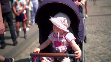 Babygirl-in-stroller-slow-motion