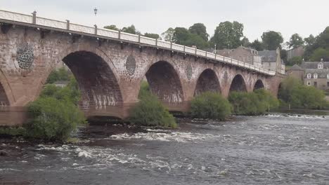 Slow-motion-of-the-River-Tay-passing-under-the-Perth-Bridge