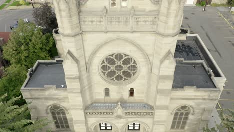Aerial-front-view-of-St-Dominics-Catholic-Church
