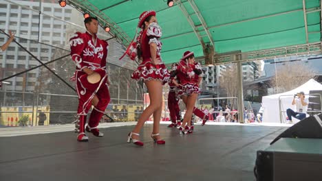 people-doing-latin-dance-with-costume-during-korean-festival