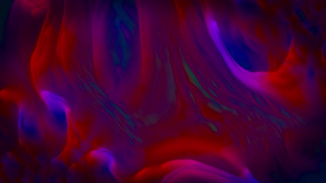 Organic-colorful-background-with-watery-flow,-beautiful-blending-colors-within-interlocking-waves,-abstract-patterns,-seamless-looping-computer-generated-animation