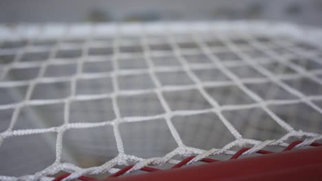 Closeup-Of-Crossbar-And-Mesh-Netting-On-A-Hockey-Goal-Net