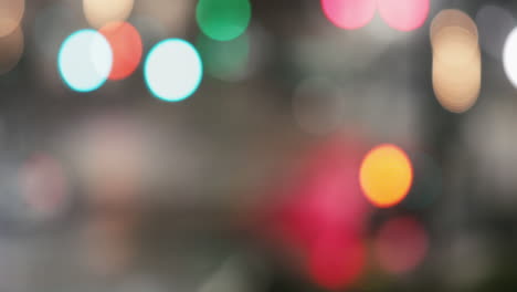 Colorful-Changing-Bokeh-Lights-In-The-City---Out-Of-Focus-Shot