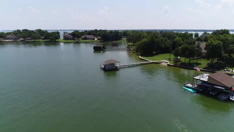This-is-an-aerial-video-flying-over-Richland-Chambers-Lake