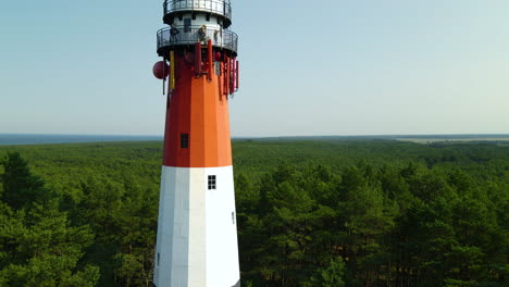 Stilo-lighthouse-in-Osetnik,-Poland