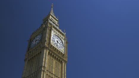 Big-Ben-with-helicopters-and-blue-sky---mid-shot