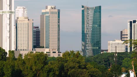 Stadtbild-Tageszeitraffer-In-Der-Stadt-Johor-Bahru,-Malaysia