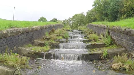 Dam-waterway-with-flowing-water