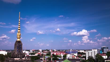Paisaje-Urbano-De-Vientiane-Con-Estupa