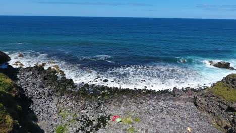 Rocky-coastline-in-the-Azores