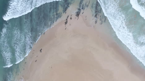 Aerial-flying-of-exotic-beach-in-South-Africa