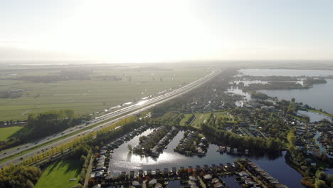 Vista-De-Drone-De-Países-Bajos