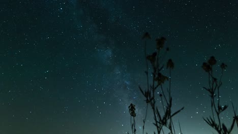 Time-lapse-of-Milky-Way-passing-over-an-open-prairie