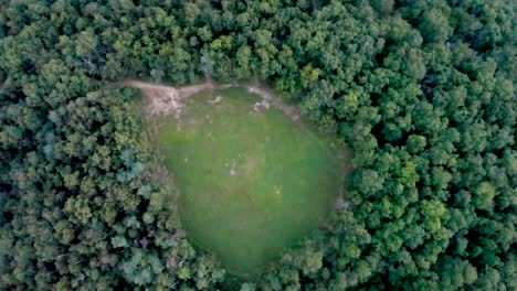 Drone-footage-flying-over-and-around-Yonah-Mt