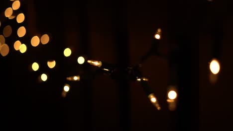 Christmas-lights-out-of-focus,-some-of-them-are-blur