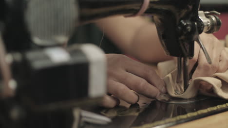 Seamstress-working-on-a-sewing-machine