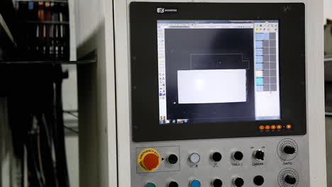 The-screen-of-a-workstation-running-a-program-for-the-CNC-cutting-of-high-end-granite-countertops-at-a-factory