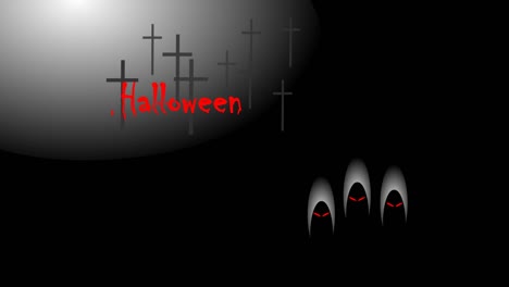 Halloween-Animation-Des-Friedhofs-Mit-Geistern