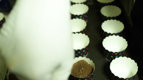 Herstellung-Hausgemachter-Backwaren-Und-Schokoladen-Cupcakes