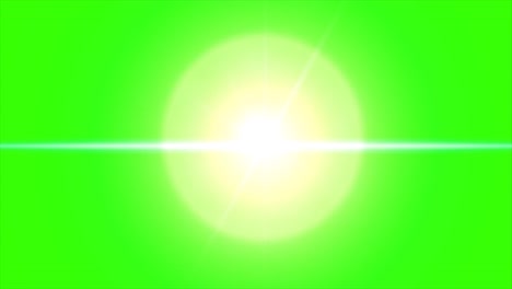 Linseneffekt-Explosion,-Greenscreen-Animation