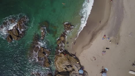 Luftaufnahme-Des-Strandes-Von-Puerto-Vallarta,-Mexiko