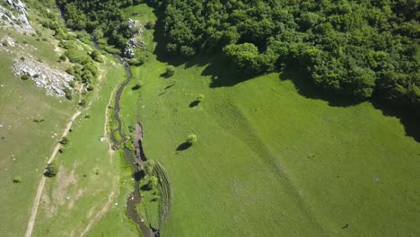 Wunderschöne-Luftaufnahme-Der-Turda-Schlucht-In-Der-Nähe-Von-Siebenbürgen