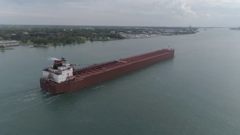 This-video-is-of-an-aerial-of-large-tanker-ships-in-the-Detroit-river-near-downtown-Detroit