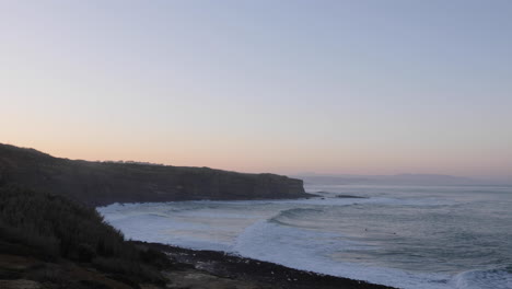 Empty-beach-in-Ericeira-in-the-morning
