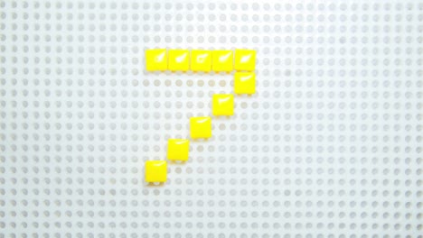 stop-motion-of-the-letter-Z-creating-one-pixel-at-the-time,-made-with-children-toys