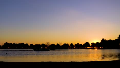 Lake-side-at-sunrise