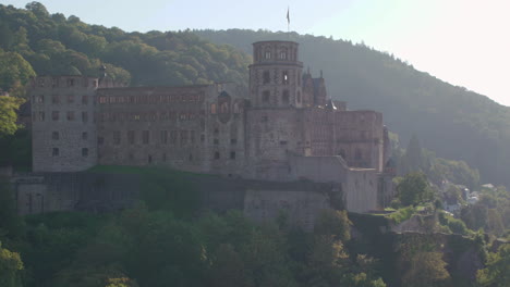 Heidelberger-Schloss-Eingebettet-In-Den-Wald
