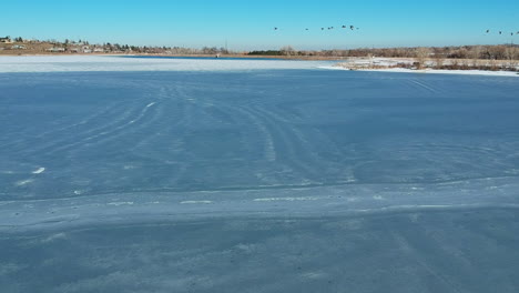 Frozen-lake-on-the-Front-Range-of-the-Rocky-Mountains