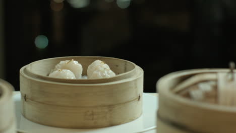 Opening-The-Wooden-Steamers-with-Chinese-Dumplings