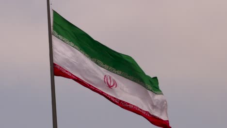 Iran-Schwenkt-Flagge