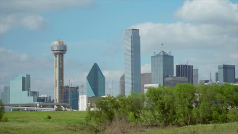 Dies-Ist-Ein-Zeitraffer-Der-Skyline-Von-Dallas,-Texas