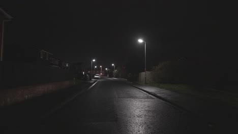 A-typical-town-street-in-the-UK-at-night